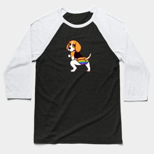 Twerking Beagle Baseball T-Shirt